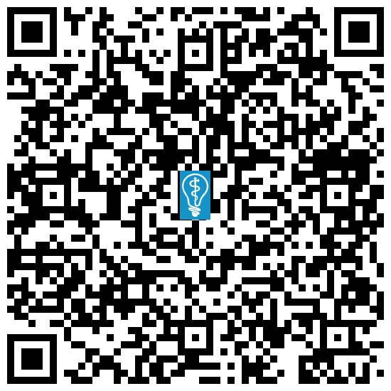 QR code image to open directions to KRB Dentistry in Rosenberg, TX on mobile